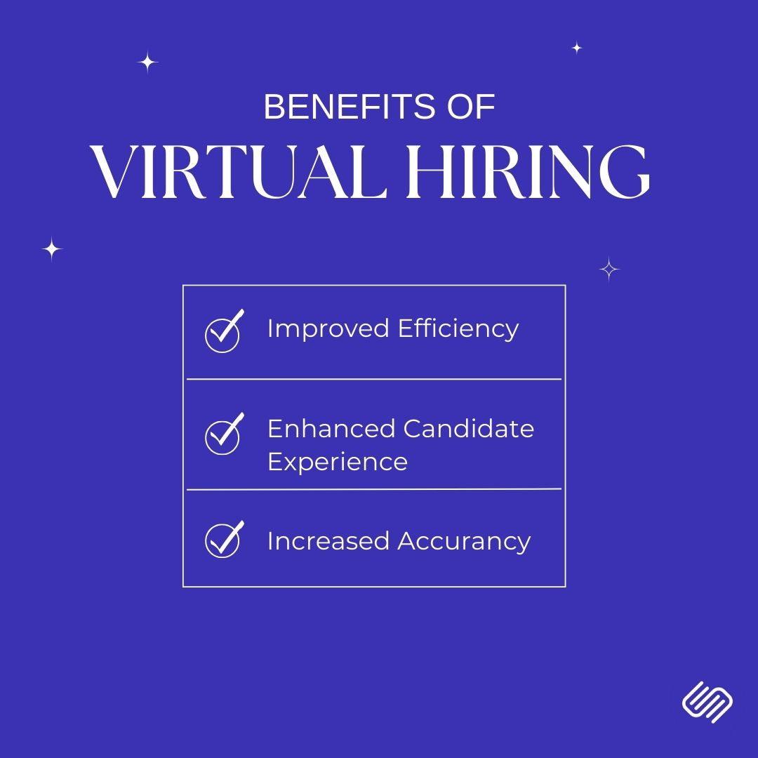 Benefits of virtual hiring 