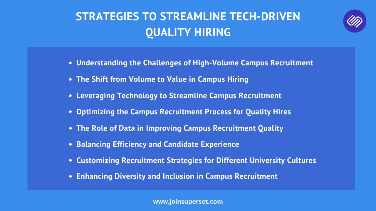 Strategies to Streamline Tech-Driven Quality Hiring