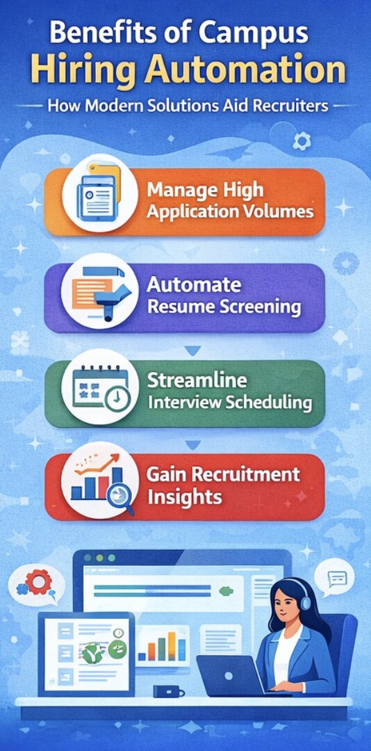 benefits of campus hiring automation