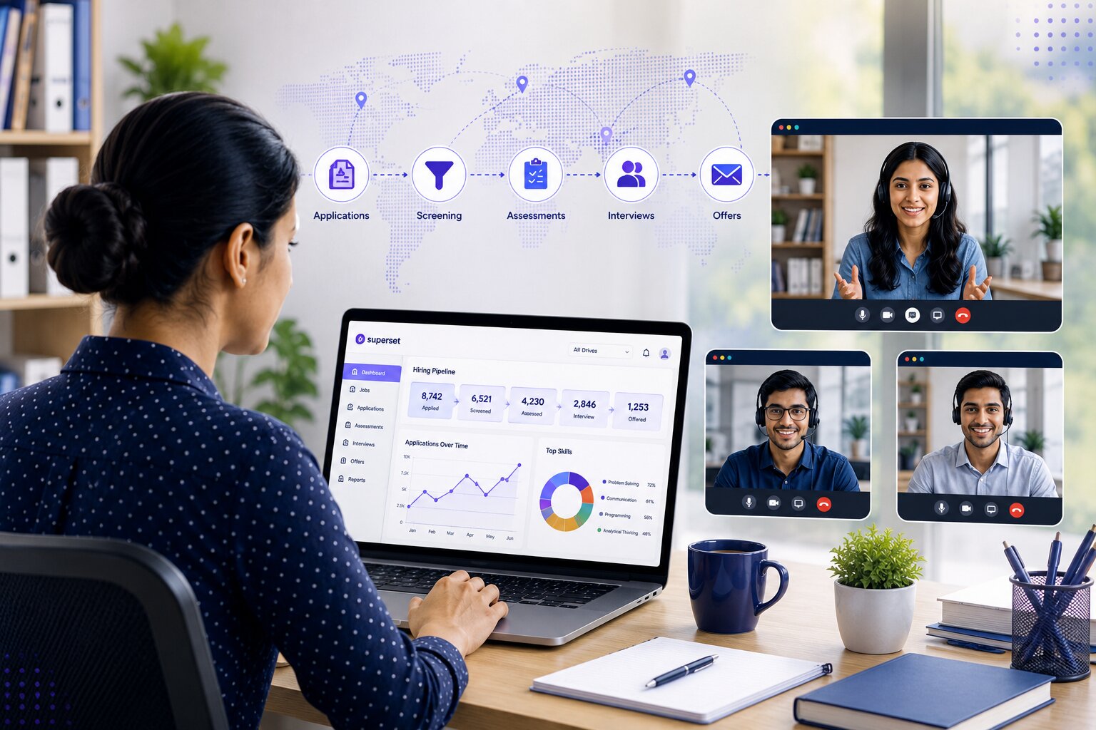 virtual campus hiring